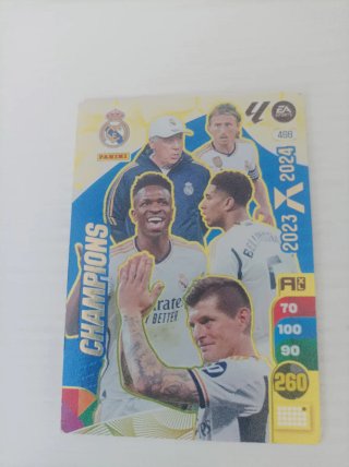 Cromo Panini Champions Real Madrid 2025