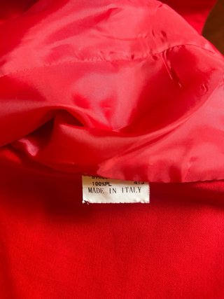 Chaqueta Italiana corta roja Chopin- NUEVA