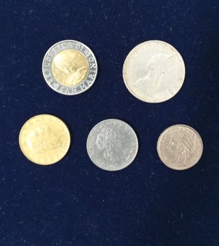 Lotto monete in lire da collezione