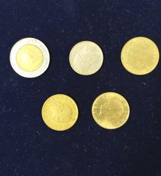 Lotto monete in lire da collezione