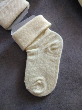 3 paia calzini neonato 3/4 mesi