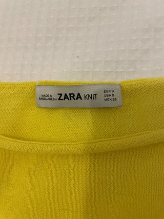 Jersey Zara Amarillo Talla Única