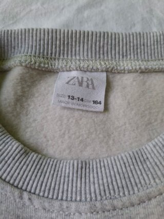 Sudadera Zara Gris New York