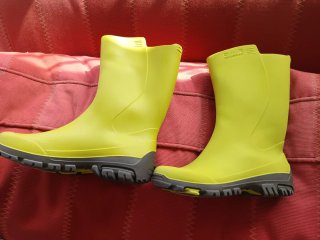 Botas de agua Solognac verde talla 29-30