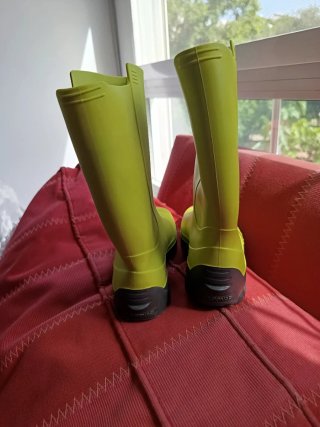 Botas de agua Solognac verde talla 29-30