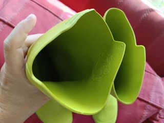 Botas de agua Solognac verde talla 29-30