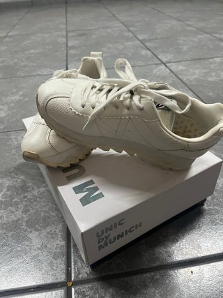 Zapatillas Munich plataforma blancas