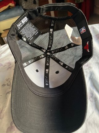 Gorra New Era Chicago Bulls Negra Roja