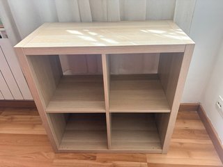 Estantería modular Ikea madera clara