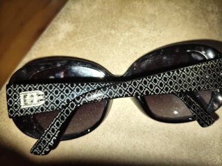 Gafas de sol oversize negras y multicolor