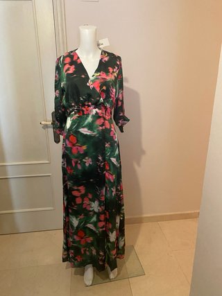 Vestido largo floral