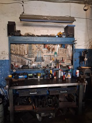 Banco de trabajo taller