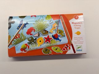 Juego Pesca Magnético Djeco Peces Madera