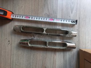 2 Piezas Cromadas para Coche