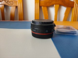 Meike EF-EOS R con filtro Drop-in