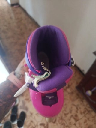 Patines en línea rosas para niña