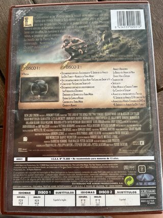 DVD El Señor de los Anillos: Las Dos Torres