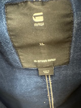Camisa G-Star RAW azul hombre