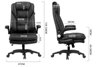 Silla de escritorio HBADA negra