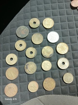 Lote de monedas antiguas