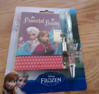 Set libreta y bolígrafo Frozen Disney
