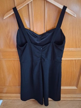 Vestido negro Bershka corto talla L