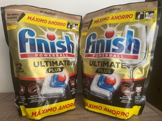 4 Finish Ultimate Plus 72 Cápsulas Lavavajillas