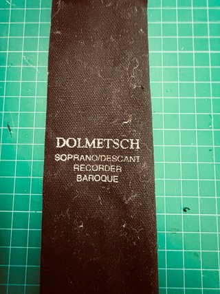 Flauta Dulce Dolmetsch Soprano Barroca