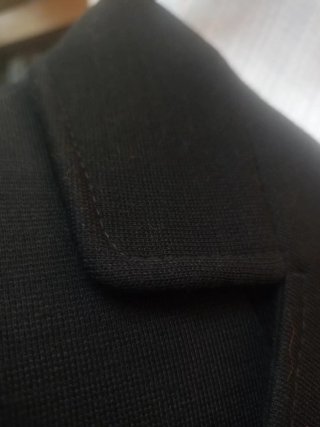 Blazer de punto negra