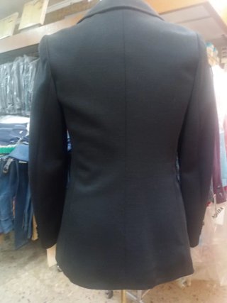 Blazer de punto negra