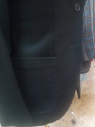 Blazer de punto negra