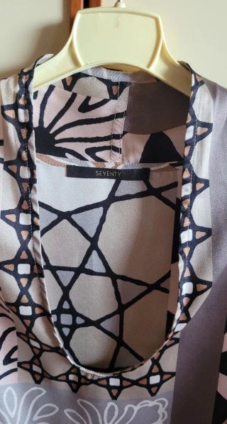 Top Seventy smanicato donna fantasia