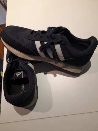 Zapatillas Adidas Azul y Blanco