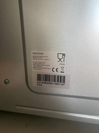 Horno Sobremesa Cecotec Grande