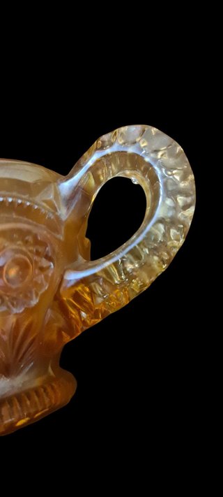 8 tazze da punch /tè 1910-1925 carnival glass
