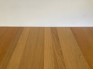 Mesa extensible Ikea Bjursta chapado en madera