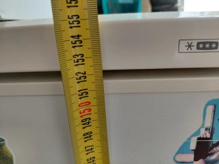 Frigorífico y congelador blanco