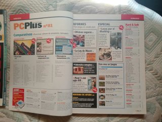 Lote 2 Revistas Informática: PC Plus y PC Actual.