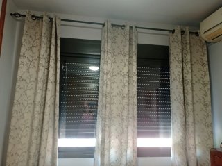 Cortina completa 2.15m con 3 cortinas