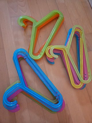 30 Perchas Niños 33cm Multicolor