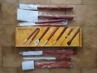 Brandani Set Barbecue (6 pezzi in acciaio)