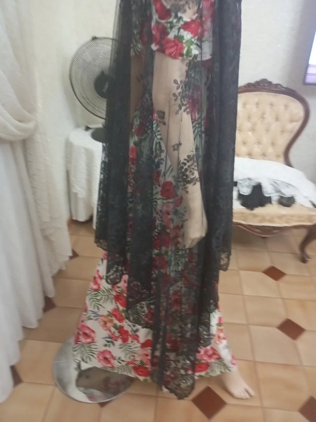 Mantilla de seda encaje Granada