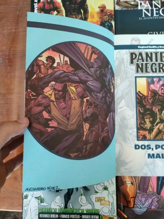 Panini : Lote 6 Tomos Pantera Negra