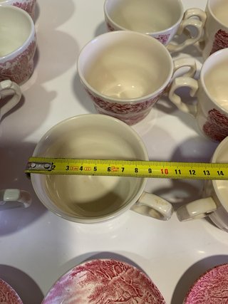 Tazas y Platos Café Rosa varias marcas inglesas