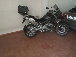 BMW R1200GS Adventure Moto Negra/Plata