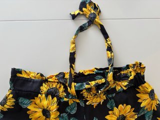 Pantaloni comodi con stampa girasoli