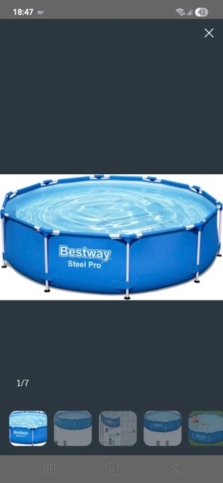 Piscina Bestway Steel Pro 305x76 cm