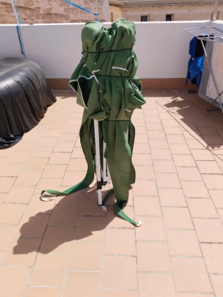 Carpa plegable verde