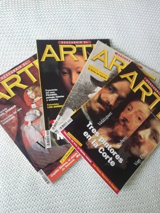 Lote Revistas Descubrir el Arte, núms. 4,9,10 y 11