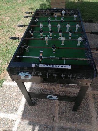 Futbolín infantil madera y plástico